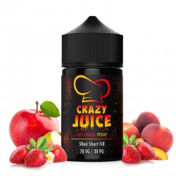 E-liquide pomme Fuji, Fraise et Pêche Mukk Mukk