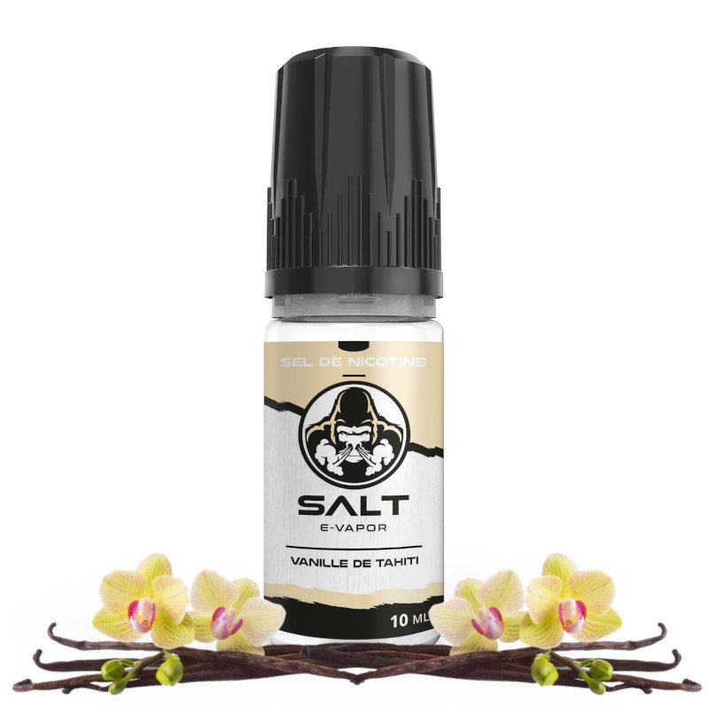 Eliquide au sel de nicotine Vanille de Tahiti Salt E-Vapor 10 ml
