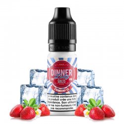 E-liquide Strawberry Ice - Dinner Lady - Sel de nicotine - 10 ml