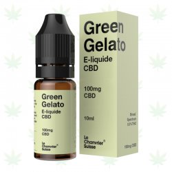 E-liquide CBD Green Gelato Le Chanvrier Suisse 10ml