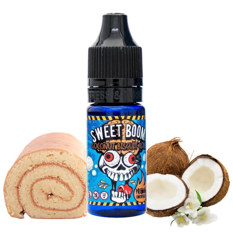 Arôme concentré Sweet Boom Coconut Biscuit Roll - Chill Pill