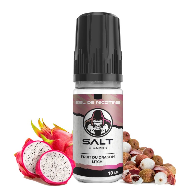 E-liquide sels de nicotine Fruit du dragon Litchi - Salt E-Vapor - 10ml