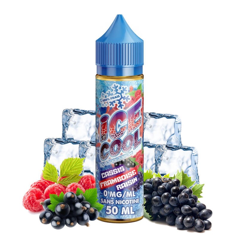 Eliquide Cassis Framboise Raisin - Ice Cool - 50ml