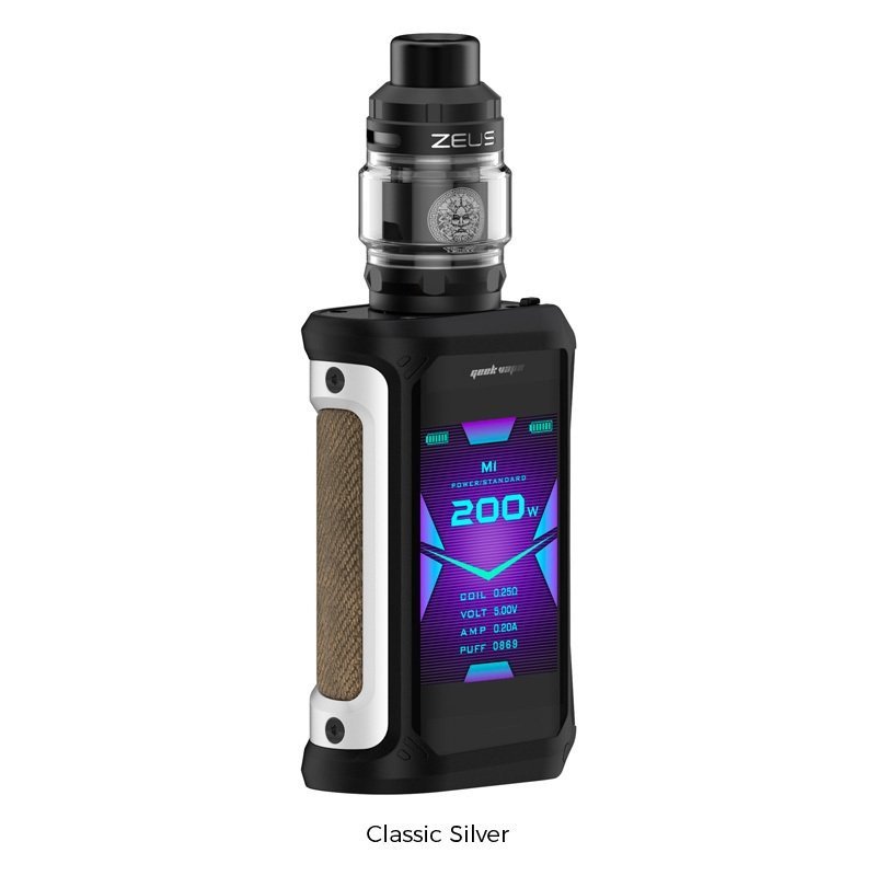 Kit Aegis Zeus Sub Ohm classic argenté Kit Aegis Zeus Sub Ohm classic argenté