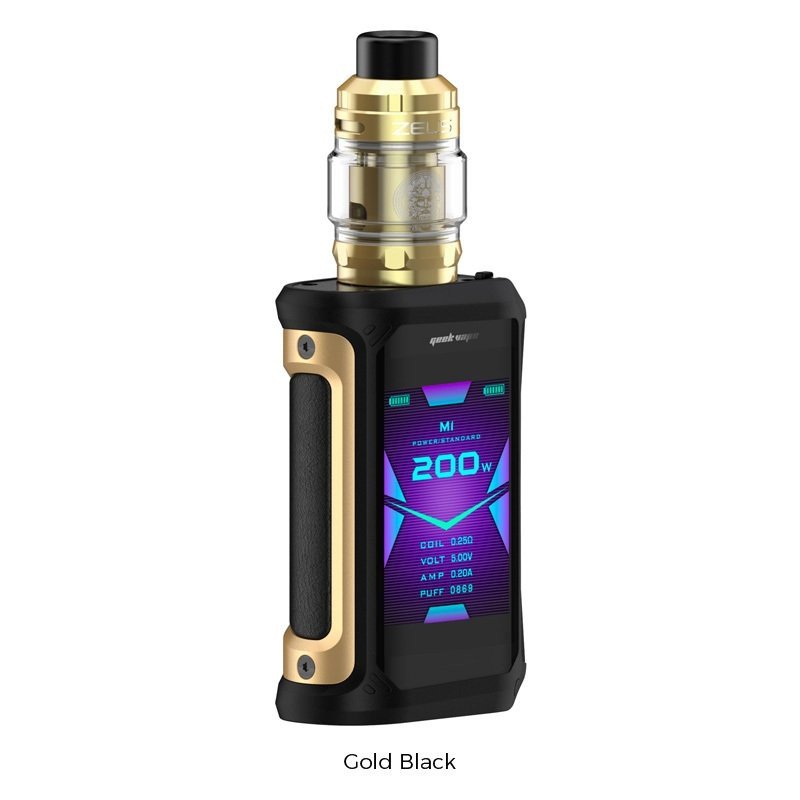 Kit Aegis Zeus Geekvape box Aegis X 200W + Zeus Sub Ohm Couleur Doré