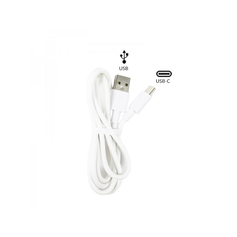 Câble USB-C/USB-C à charge rapide Obal:Me - 1m - Blanc