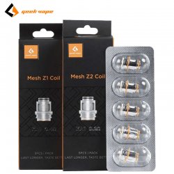 Résistances Mesh Z1 et Z2 pour Zeus Sub Ohm Geekvape (X5)