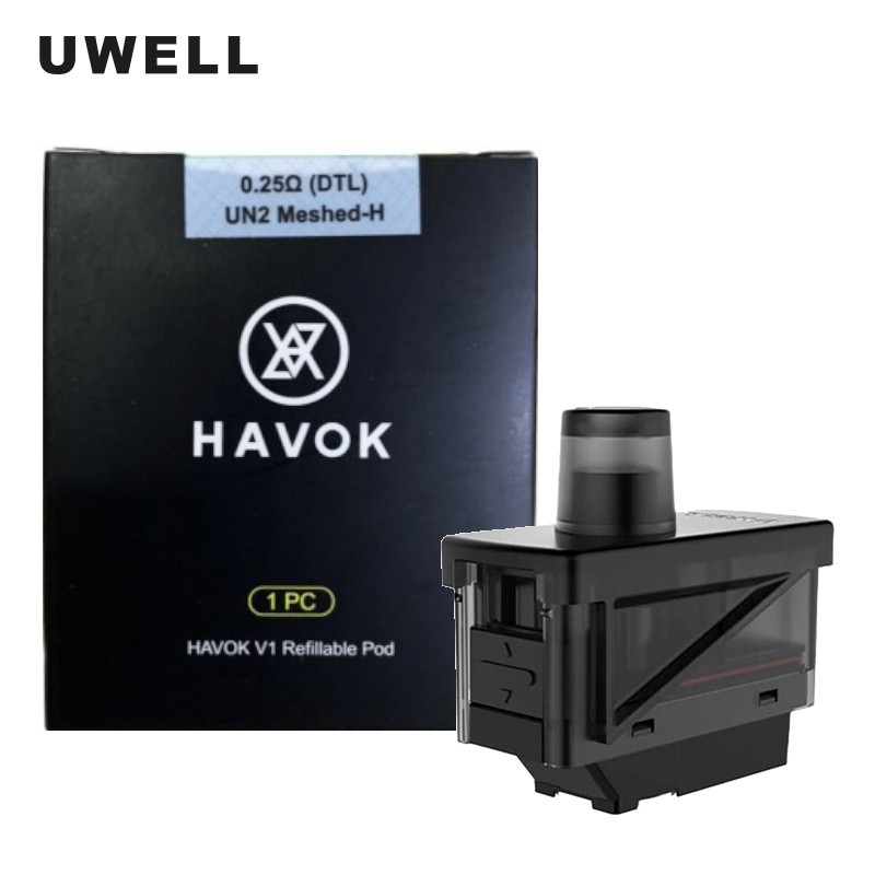 Cartouche de rechange pod Havok V1 0.25/0.6Ω (1pc) - Uwell