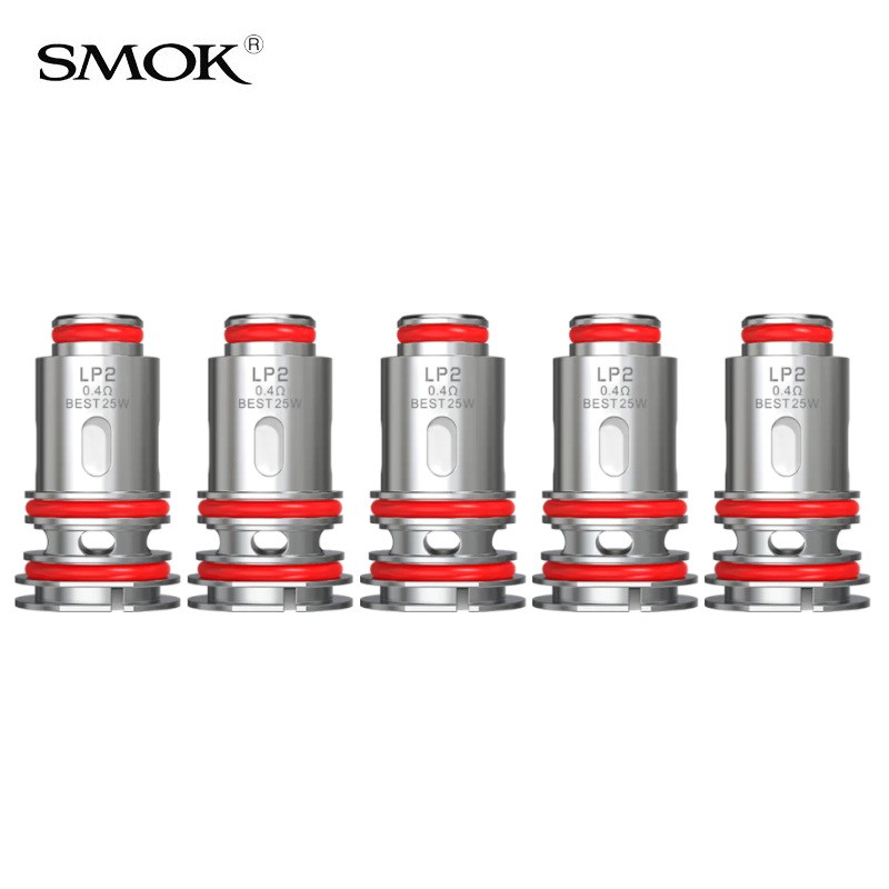 Résistances LP2 Smok pour 
Morph pod-80, Morph S Pod-80, Nord 50W, RPM 4, G-priv et G-priv pro