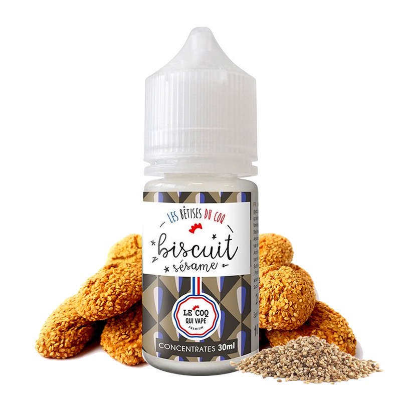 Concentré Biscuit Sésame Le Coq Qui Vape Concentré Biscuit Sésame Le Coq Qui Vape