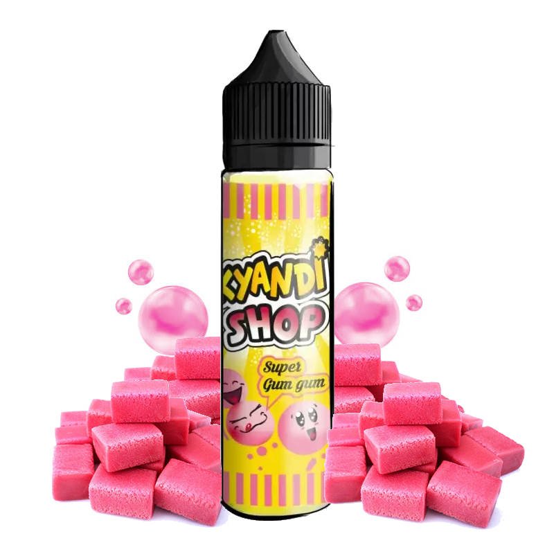 E-liquide Super gum gum Kyandi Shop 50 ml goût malabar