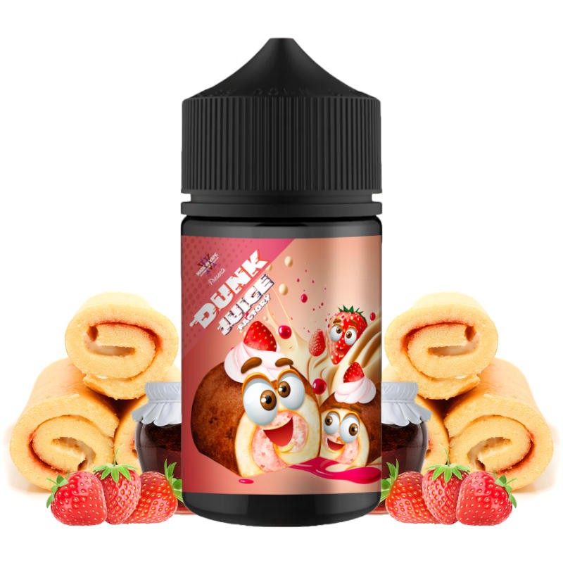 Eliquide Biscuit Roulé à la Fraise Dunk Juice Factory 50ml Evape
