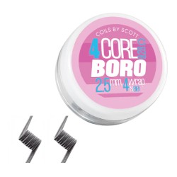 Coils 4 Core Boro Alien Clapton 0.28 ohm Coils by Scott