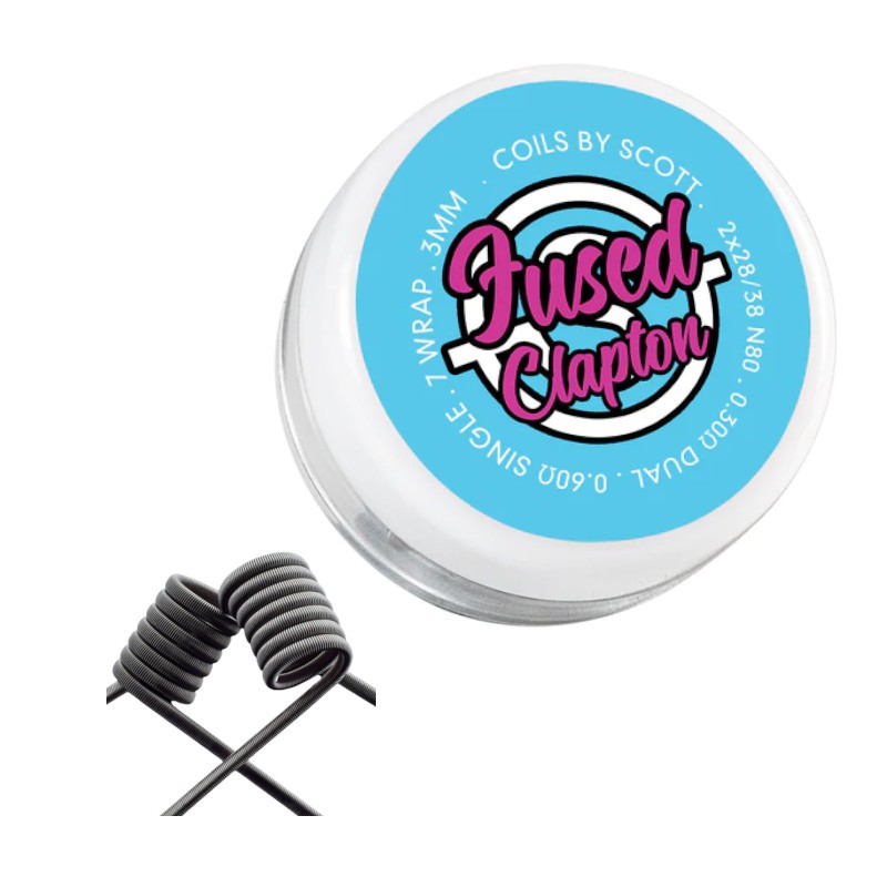 Coils Ni80 Fused Clapton 0.30Ω Coils by Scott Evape