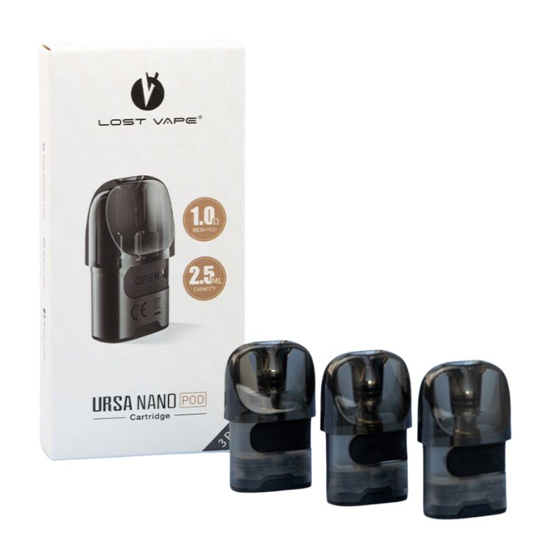 Cartouche Ursa Nano Pod Lost Vape pour pods Ursa Nano, Nano Art, Baby et Nano Pro