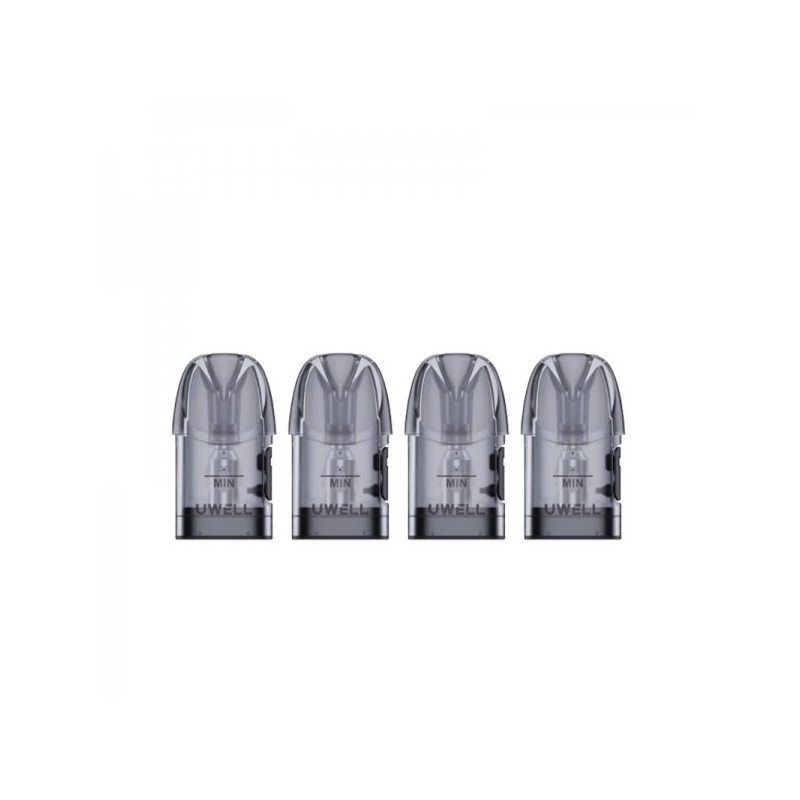 Cartouches Caliburn A3S 0.8/1.0Ω 2ml (4pcs) - Uwell