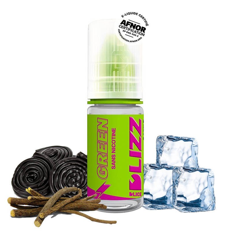 Eliquide Green DLIZZ de DLICE saveur réglisse frais Eliquide Green DLIZZ de DLICE saveur réglisse frais
