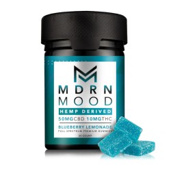 Gummies Blueberry Lemonade CBD/THC - MDRN Mood - 50 mg (20pcs)