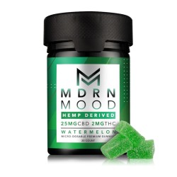 Gummies Watermelon  CBD/THC - MDRN Mood - 50 mg (20pcs)