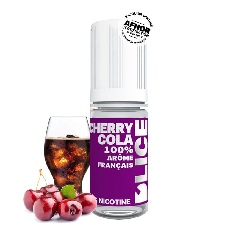 Eliquide Cherry Cola DLICE soda à la cerise type cherry coke Eliquide Cherry Cola DLICE soda à la cerise type cherry coke