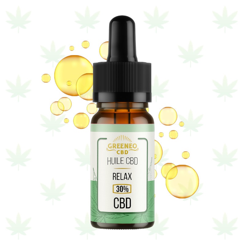 Huile CBD Relax Greeneo 10ml