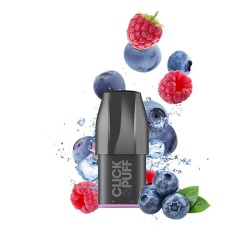 cartouche Myrtille Framboise (Raspberry Blueberry) - Pod pour Click & Puff - X-Bar