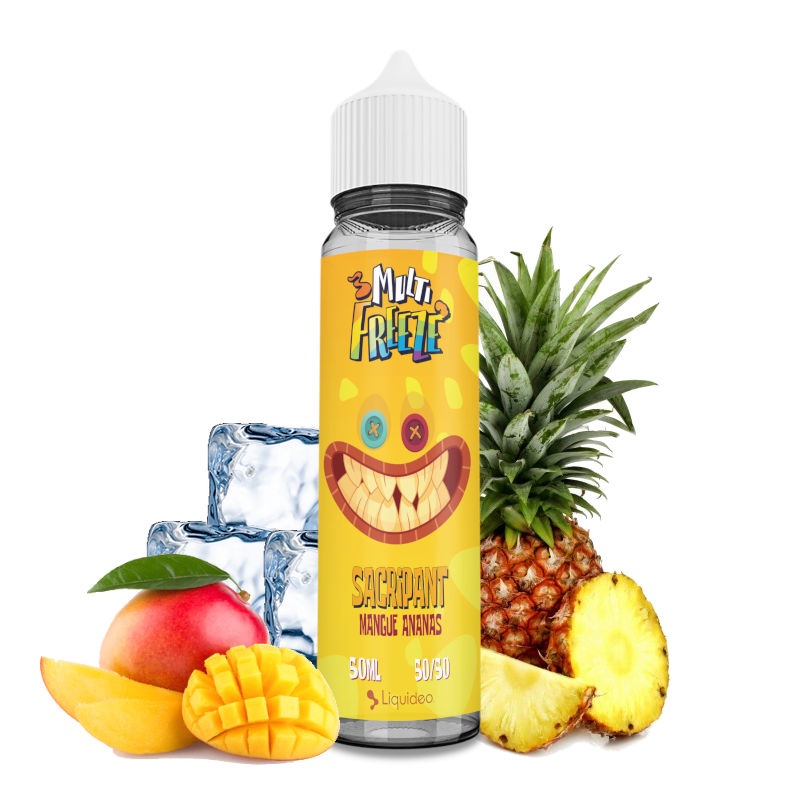 eliquide Sacripant Mangue Ananas - Liquideo Multifreeze - 50ml