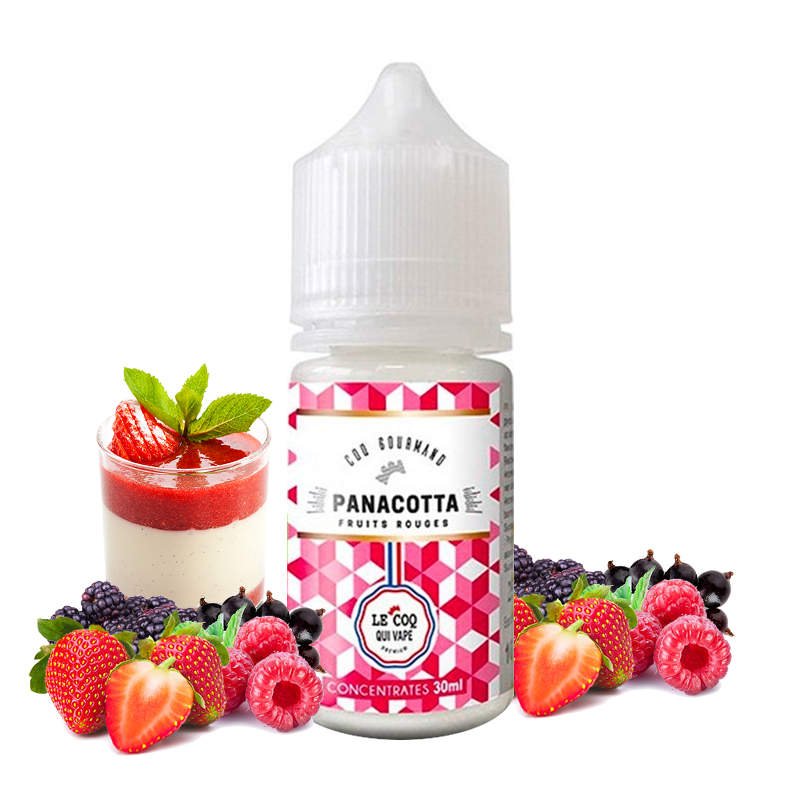 Concentré Panacotta fruits rouges Le Coq Qui Vape Concentré Panacotta fruits rouges Le Coq Qui Vape