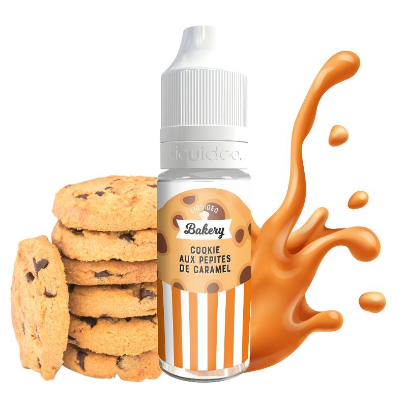eliquide Cookie aux Pépites de Caramel - Liquideo Tentation - 10ml