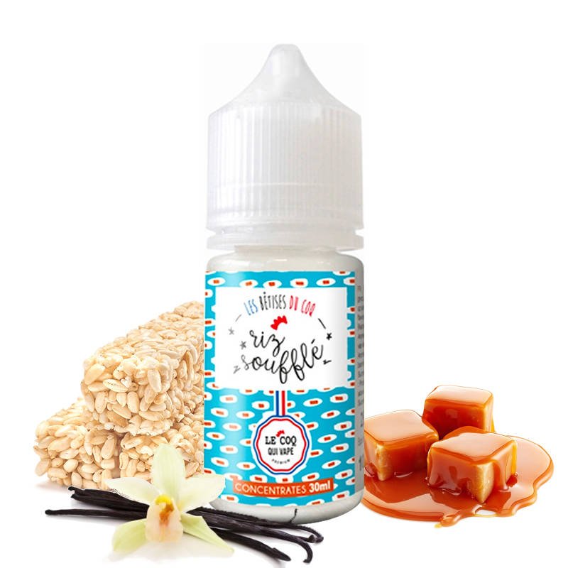 Concentré Riz Soufflé Le Coq Qui Vape Riz soufflé - Caramel - Vanille Concentré Riz Soufflé Le Coq Qui Vape Riz soufflé - Caramel - Vanille