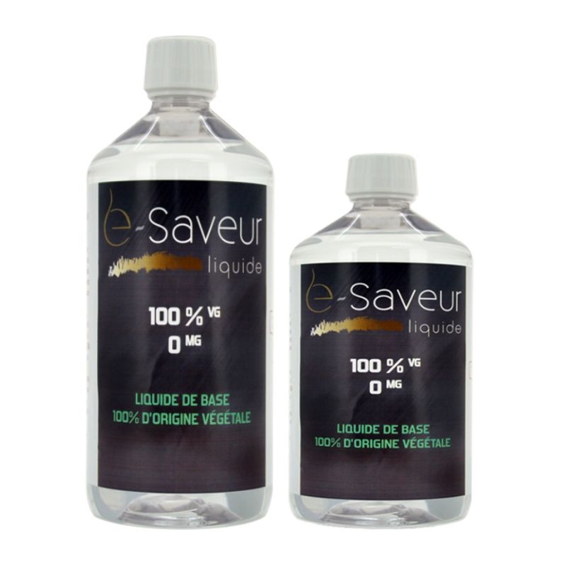 Base 100% VG e-Saveur - 500ml ou 1 litre