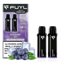 Cartouche Fuyl 600 Blueberry Ice 20mg - Dinner Lady