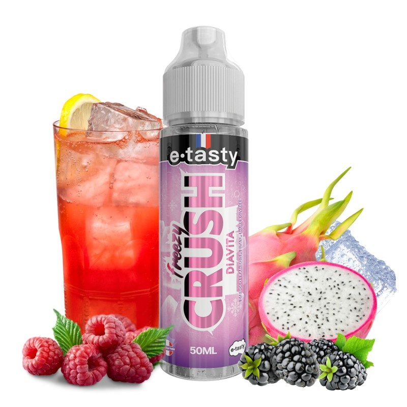 flacon e-liquide Diavita Freezy Crush E.Tasty 50ml