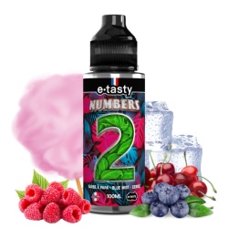 flacon e-liquide deux Numbers E.Tasty 100ml