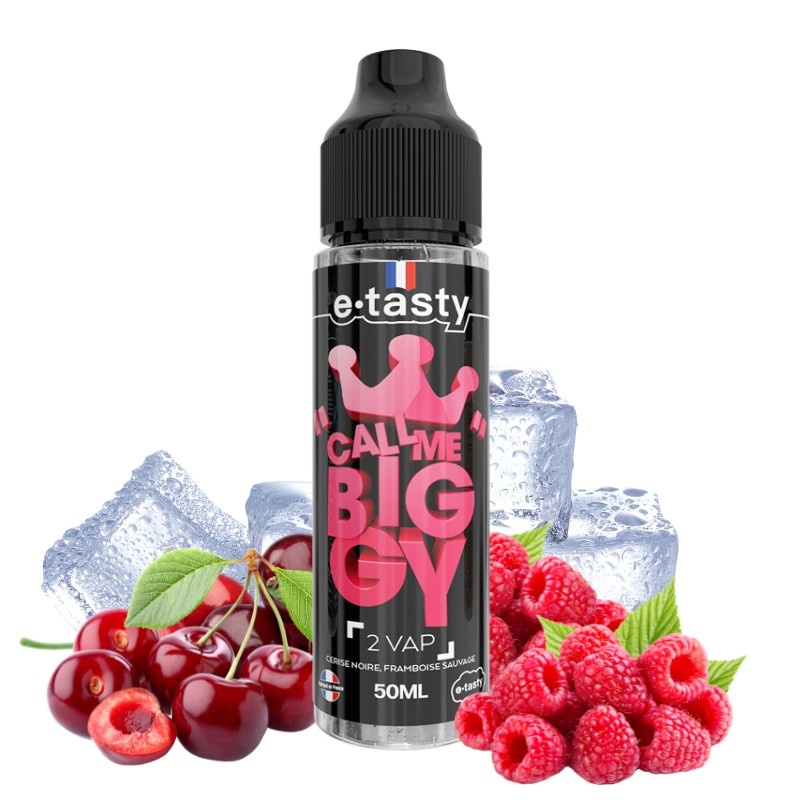 flacon eliquide 2 vap Call me Biggy E.tasty 50ml