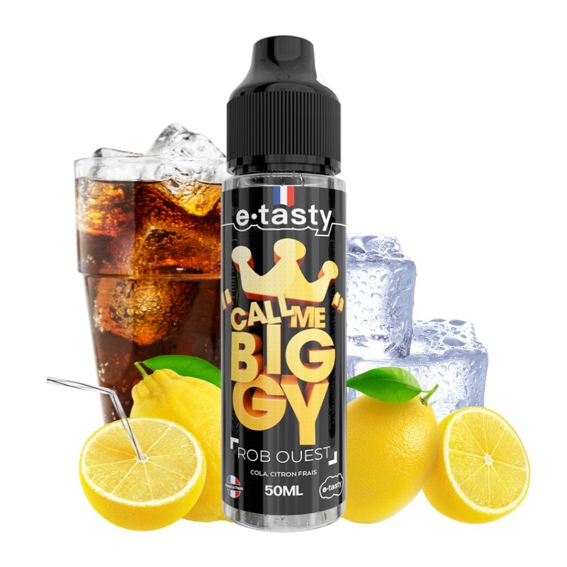 flacon eliquide Rob Ouest Call me Biggy E.tasty 50ml