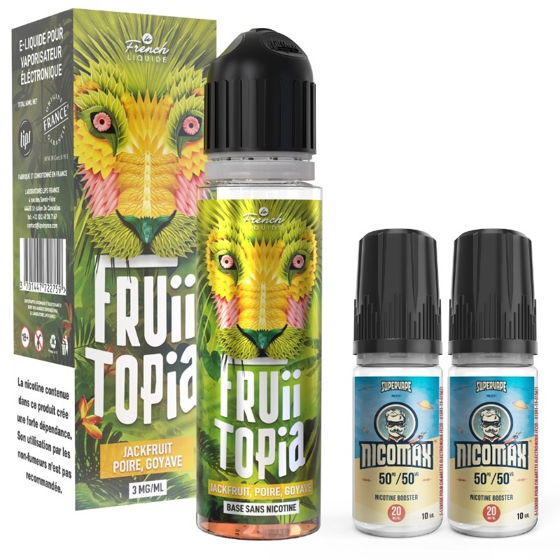 eliquide Jackfruit Poire Goyave Fruiitopia 6mg