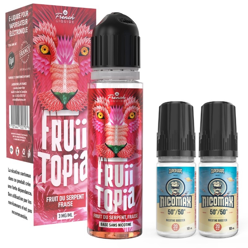 eliquide Fruit du serpent Fraise Fruiitopia 6mg