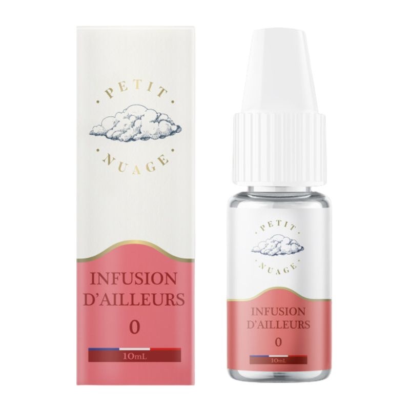 Fiole e-liquide Infusion D'ailleurs Petit Nuage 10ml Fiole e-liquide Infusion D'ailleurs Petit Nuage 10ml