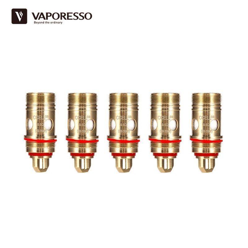 Résistances Ccell SS 0.5 ohm Vaporesso Résistances Ccell SS 0.5 ohm Vaporesso