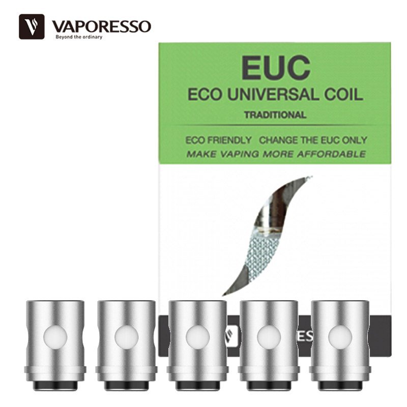 Résistances EUC Vaporesso pour clearomiseur Veco Tank, Veco Tank Plus, VM Tank 22, VM Tank 25 et VM Solo 22 Résistances EUC Vaporesso pour clearomiseur Veco Tank, Veco Tank Plus, VM Tank 22, VM Tank 25 et VM Solo 22