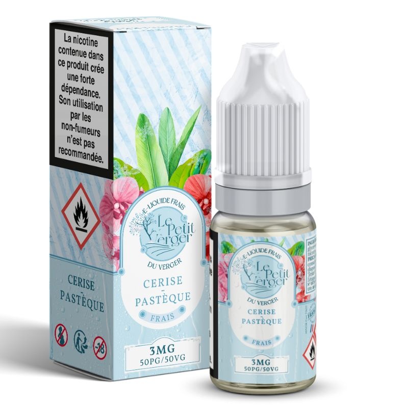 Fiole e-liquide Cerise Pastèque Frais Le Petit Verger Savourea 10ml Fiole e-liquide Cerise Pastèque Frais Le Petit Verger Savourea 10ml