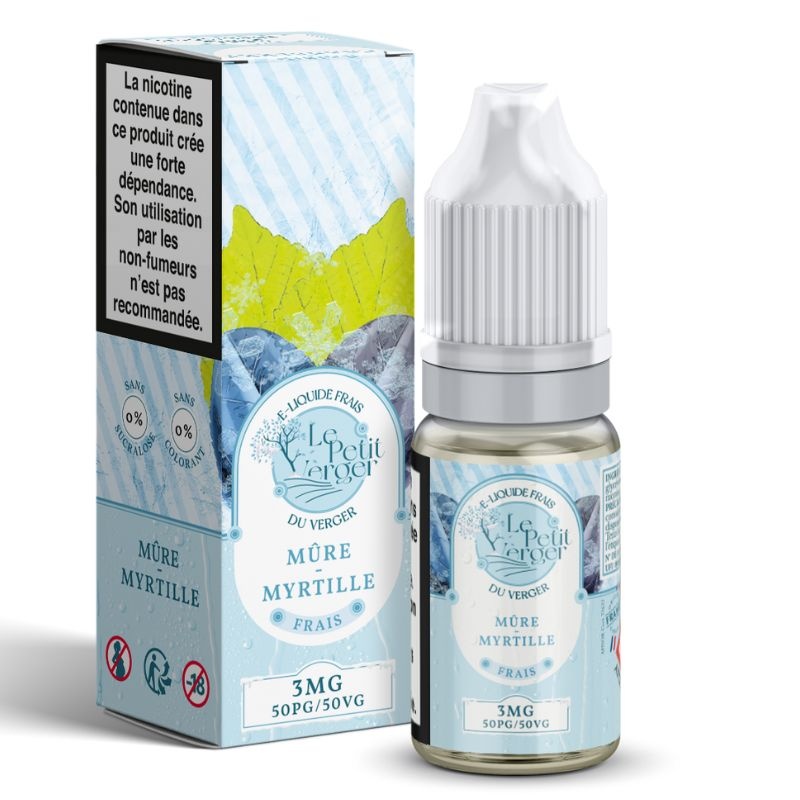 Fiole e-liquide Mûre Myrtille Frais Le Petit Verger Savourea 10ml Fiole e-liquide Mûre Myrtille Frais Le Petit Verger Savourea 10ml