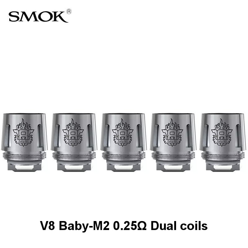 Résistances V8 Baby M2 0.25 ohm Smok