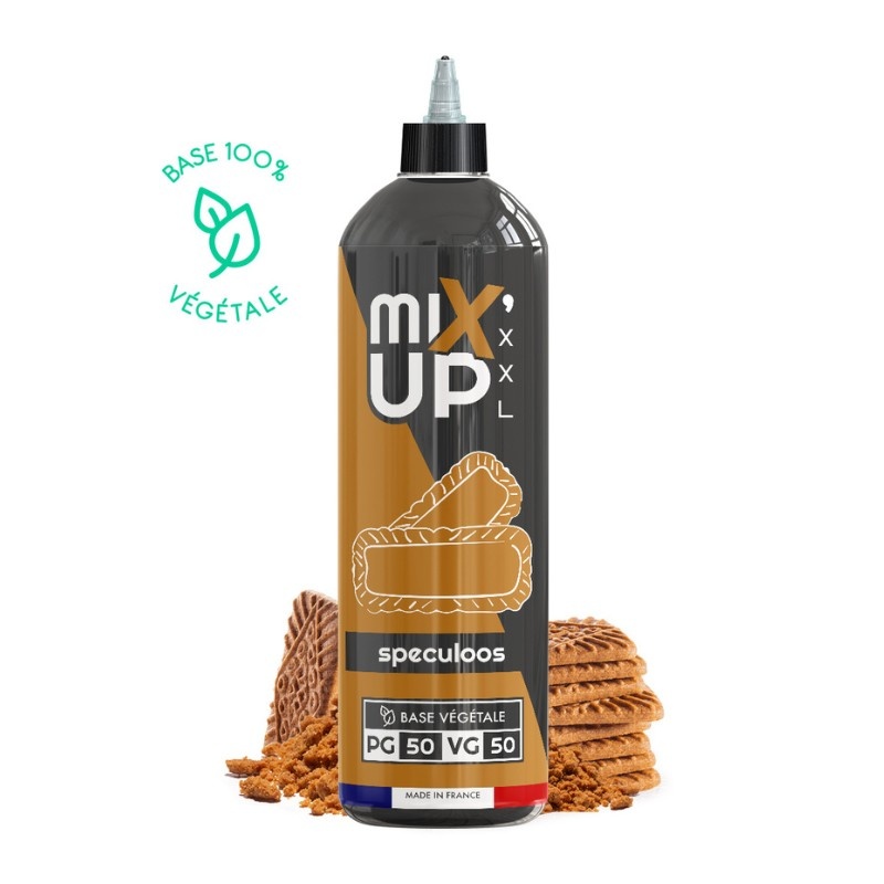 Bouteille e-liquide Speculoos MIX’UP XXL en format 1L Bouteille e-liquide Speculoos MIX’UP XXL en format 1L