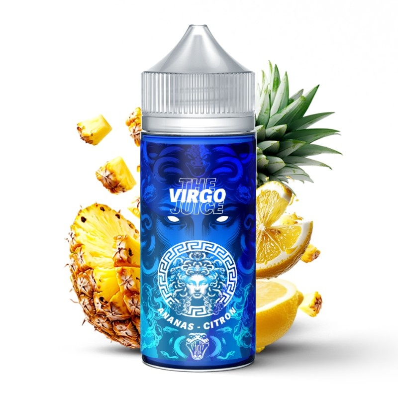 Flacon e-liquide Virgo The MDS Juice 100ml ananas citron frais Flacon e-liquide Virgo The MDS Juice 100ml ananas citron frais