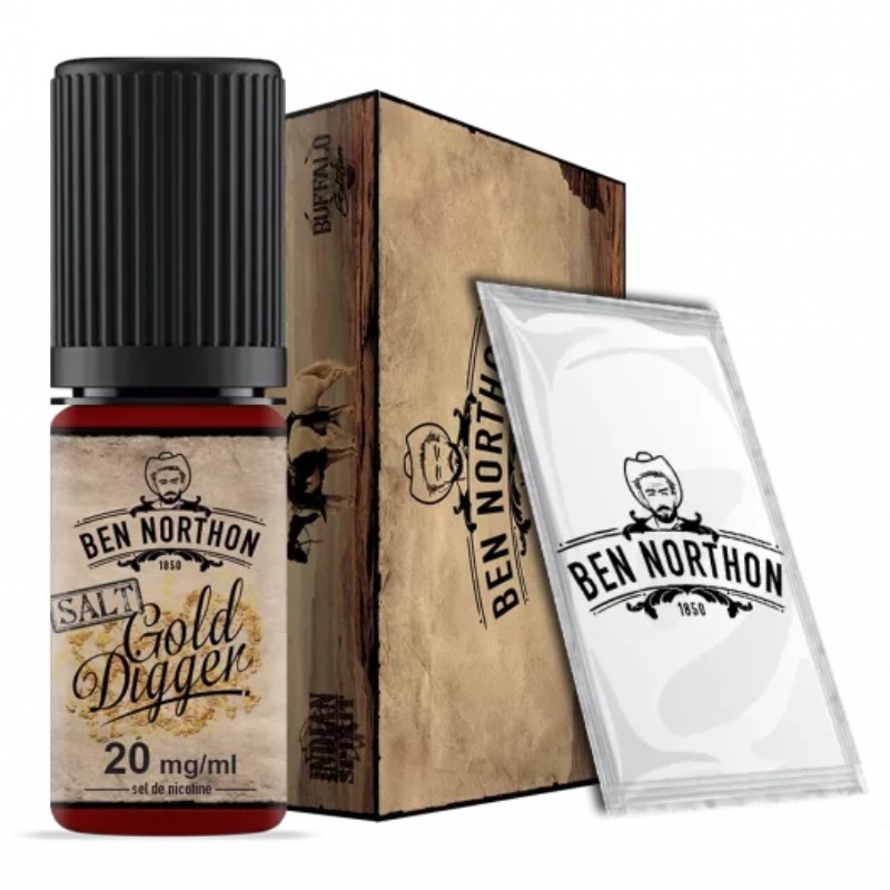 Fiole e-liquide Gold Digger Ben Northon 10ml Fiole e-liquide Gold Digger Ben Northon 10ml