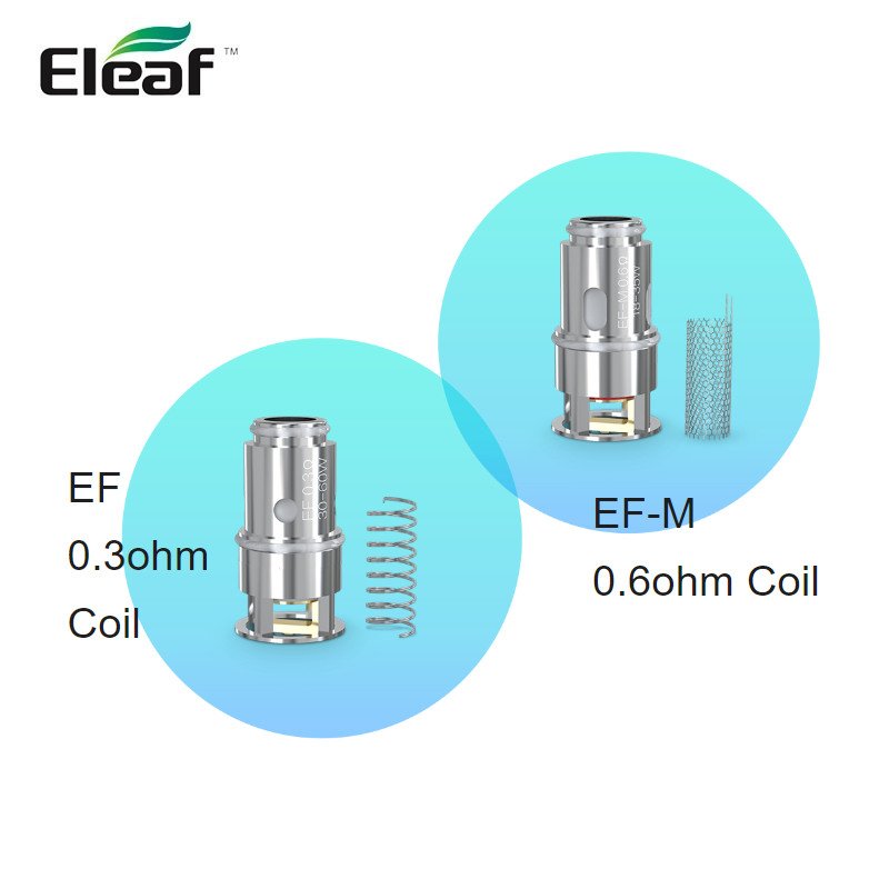 Résistances EF pour clearomiseur Pesso Eleaf Résistances EF pour clearomiseur Pesso Eleaf