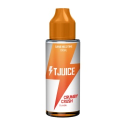 flacon E-liquide Crumby Crush T-Juice 100ml