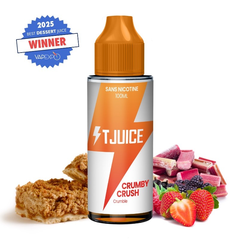E-liquide Crumby Crush T-Juice 100ml